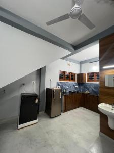 Η κουζίνα ή μικρή κουζίνα στο Castle apartment