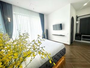 Televisyen dan/atau pusat hiburan di Sky View Memory Inn