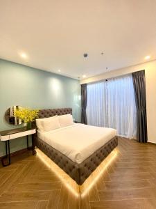 Katil atau katil-katil dalam bilik di Sky View Memory Inn