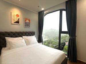 Katil atau katil-katil dalam bilik di Sky View Memory Inn