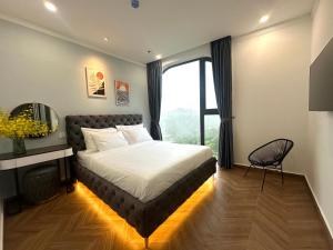 Katil atau katil-katil dalam bilik di Sky View Memory Inn