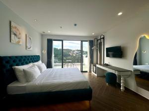 Katil atau katil-katil dalam bilik di Sky View Memory Inn