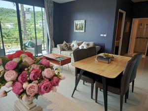 Гостиная зона в Klong Muang Beach Apartment