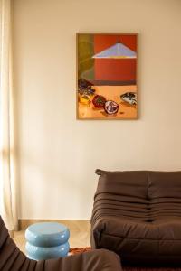 Χώρος καθιστικού στο Hygge House - 300m to the beach