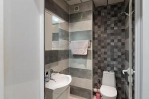 Et badeværelse på Apartment Atlanta 1