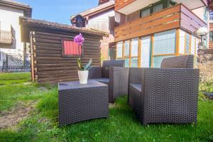Zahrada ubytování DolomiApartments - Casa Ornella