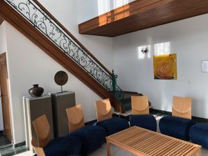 Posezení v ubytování Gîte Ôfé
