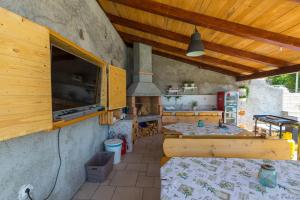 Patio alebo iná vonkajšia časť ubytovania Nilarija