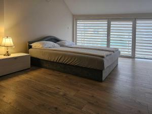 Ένα ή περισσότερα κρεβάτια σε δωμάτιο στο Apartman LENI2 u centru Zajecara