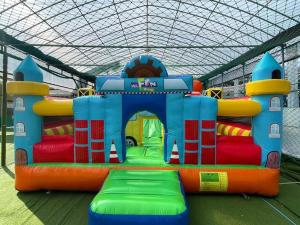 a inflatable play set in a building at Paju Salimchae Pension in Paju