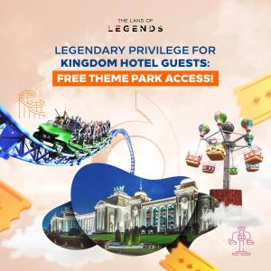 a flyer for the leavenworth theme park access at The Land Of Legends Kingdom Hotel - All-in Concept in Belek