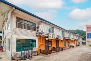 an old building with a dog at Sungbochon Youth Hostel - Hostel in Mungyeong