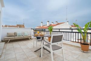 A balcony or terrace at Hostal Menurka