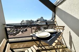 Balkón nebo terasa v ubytování T2 Neuf Top Cocooning Terrasse - Face à la mer