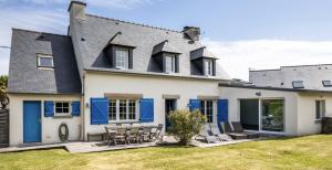 Bygningen som feriehuset ligger i