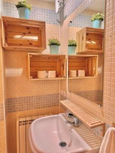 Ένα μπάνιο στο Apartamento Decris