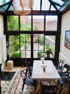 Χώρος καθιστικού στο Villa Jouvence