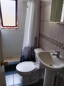 Et badeværelse på Casa Puratich