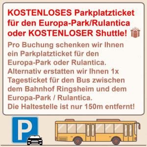 Certifikát, hodnocení, plakát nebo jiný dokument vystavený v ubytování Hotel SunParc - SHUTTLE zum Europa-Park Rust 4km & Rulantica 2km