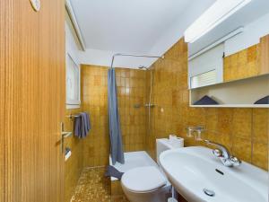 Vannituba majutusasutuses Relaxing Loft Haven near Zermatt - Parking Free