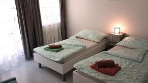 Postel nebo postele na pokoji v ubytování Appartement Lehnbach