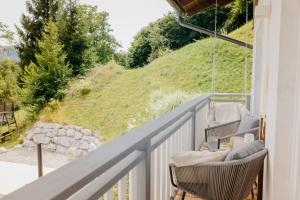 Balkón nebo terasa v ubytování Ferienwohnung De luxe Kramer