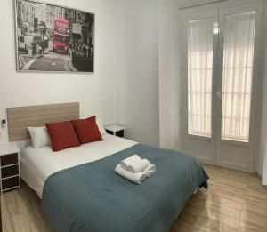 Posteľ alebo postele v izbe v ubytovaní Apartamento Marín García C - Centro Histórico