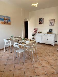 Khu vực ghế ngồi tại Guest House La Casaccia