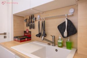 Koupelna v ubytování time4staying 3 SZ Maisonette nahe Kudamm, ICC & Zoo