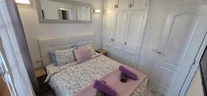 Posteľ alebo postele v izbe v ubytovaní Nice apartment with heating pool. + 15 fotografií