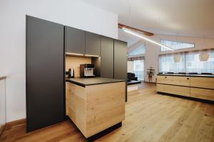 A kitchen or kitchenette at Knappensteig Appartements