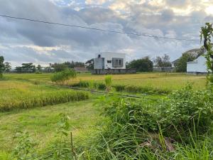a house in the middle of a field at Villa Mike Yogyakarta in Gandok +1 photo