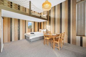 Voodi või voodid majutusasutuse Cosy Cabin Getaway - Ashbourne toas
