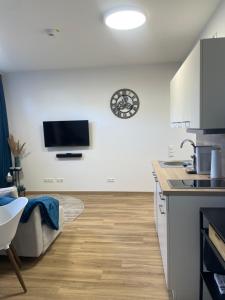 Kuchyň nebo kuchyňský kout v ubytování Foxhome