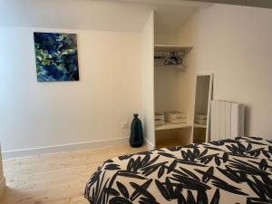 Postel nebo postele na pokoji v ubytování T3 duplex vue mer
