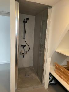 Koupelna v ubytování T3 duplex vue mer