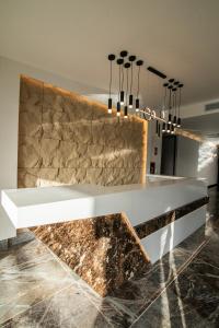 Kuchyň nebo kuchyňský kout v ubytování lovera hotel