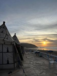 Příroda nedaleko luxury tent
