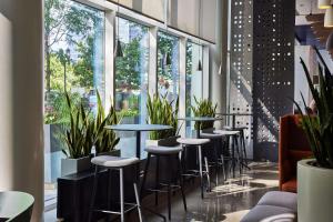 Restaurace v ubytování YOTEL Boston