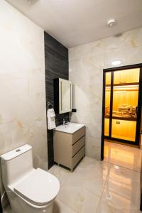 Koupelna v ubytování lovera hotel