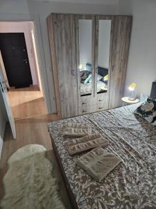 Postel nebo postele na pokoji v ubytování Miss Lux