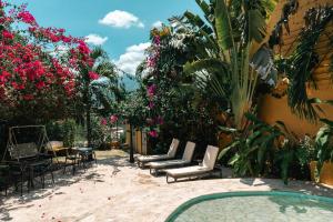 Κήπος έξω από το Encomendero Hotel -Centro Histórico-
