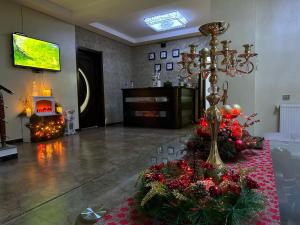 Televisyen dan/atau pusat hiburan di Hotel in Bakuriani