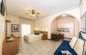 TV a/nebo společenská místnost v ubytování Hotel Nettuno