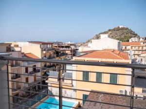 a view from the balcony of a building at Vista Capo d'Orlando in Capo dʼOrlando