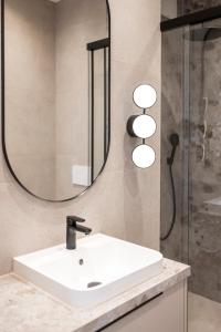 A bathroom at Das Landhaus