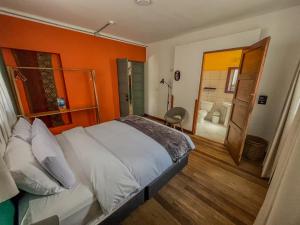 Letto o letti in una camera di Viajero Cusco Hostel