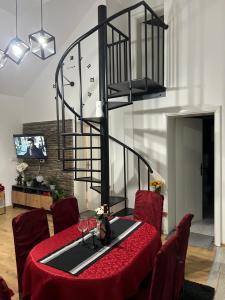 TV o dispositivi per l'intrattenimento presso HOLIDDAY HOUSE THE LUx