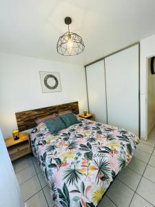 Postel nebo postele na pokoji v ubytování La Kaz Verdoyante + 4 fotografie