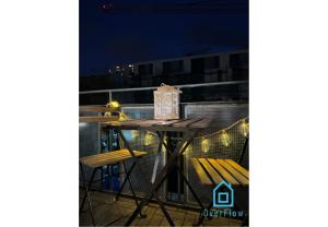 Balkón nebo terasa v ubytování Bohos Apartment -2 min to City Center Gdynia & Seaside